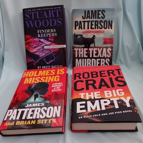 Set of 4 Thrillers: Texas Murders/The Big Empty/Holmes is Missing/Finders Keeper - Picture 1 of 2